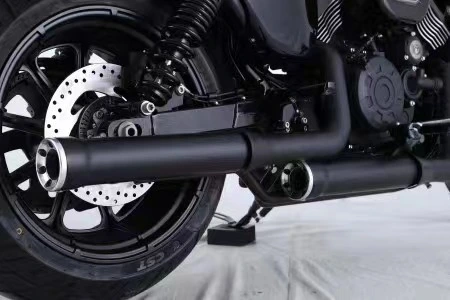 Slip-on Exhaust Pipe/ Harley Touring Exhaust Muffler with Removable Silencer OEM Motorcycle Part