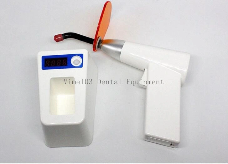 Dental LED Curing Light Cure Lamp with Meter Whitening Tip