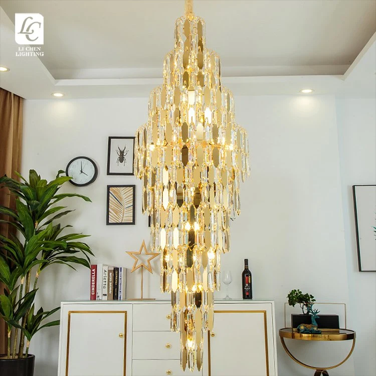 Modern Design Large Crystal Luxury Custom Chandelier Lamp