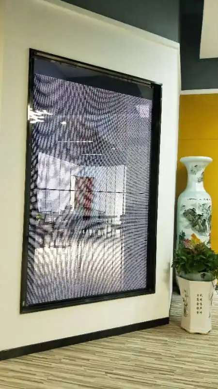 Indoor Advertising Display Signs Transparent Screen for Building/LED Display Screen Store