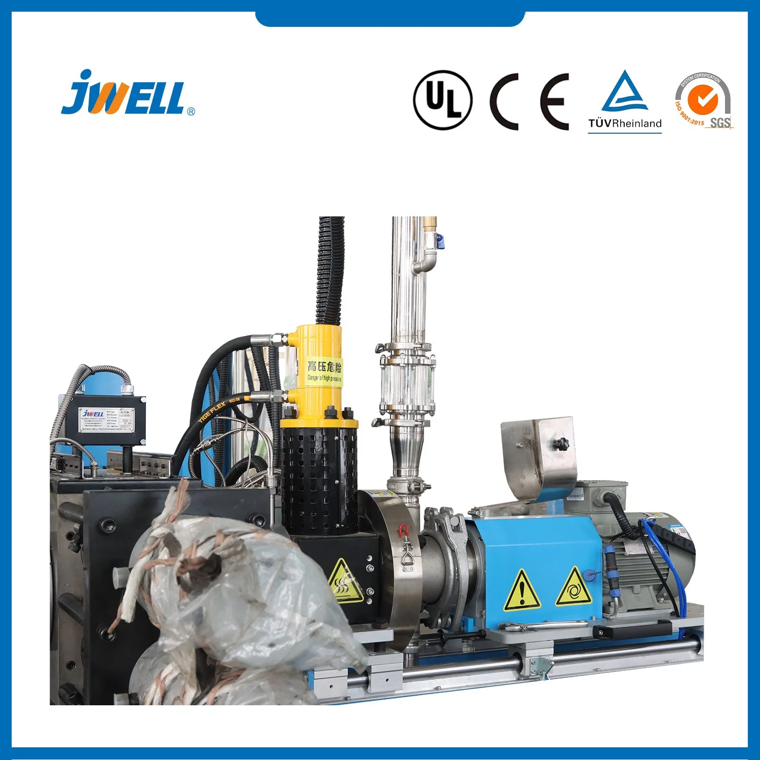 Jwell Machine Petroleum Powder Plastic Granulator and Powder Changing Machinery Manufacturing