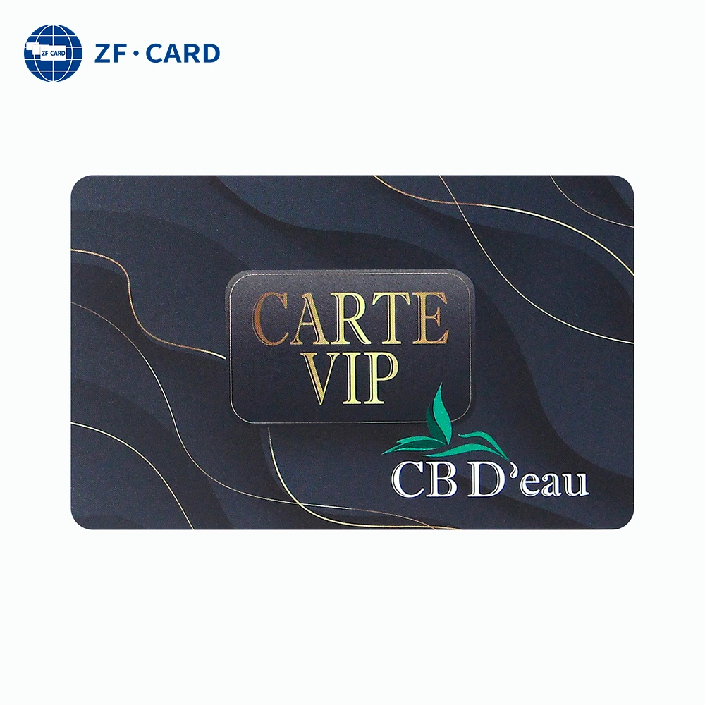 Luxury Custom NFC 13.56MHz Contactless VIP Loyalty Membership Card MIFARE Plus (R) X 2K (4B) RFID Business Card