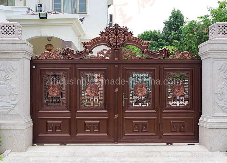 Attractive Latest Aluminum House Main Gate Design for Villa Gate