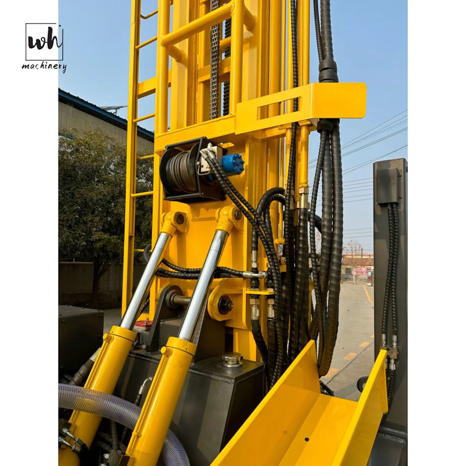 Pneumatic Crawler Mounted Wh350 Truck Mounted Water Well Drilling Rigs Widely Used in Farm