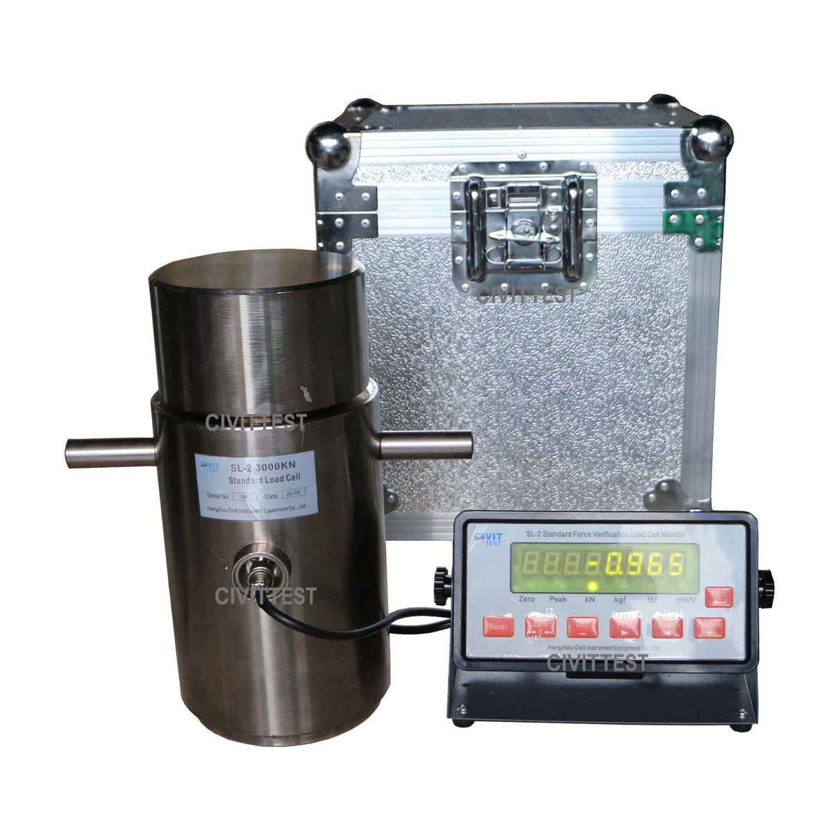 50kn 300kn 600kn 2000kn 3000kn Compression Testing Machine Calibration Tensile Tension Calibrate Cbr Marshall Force Verification Standard Load Cell