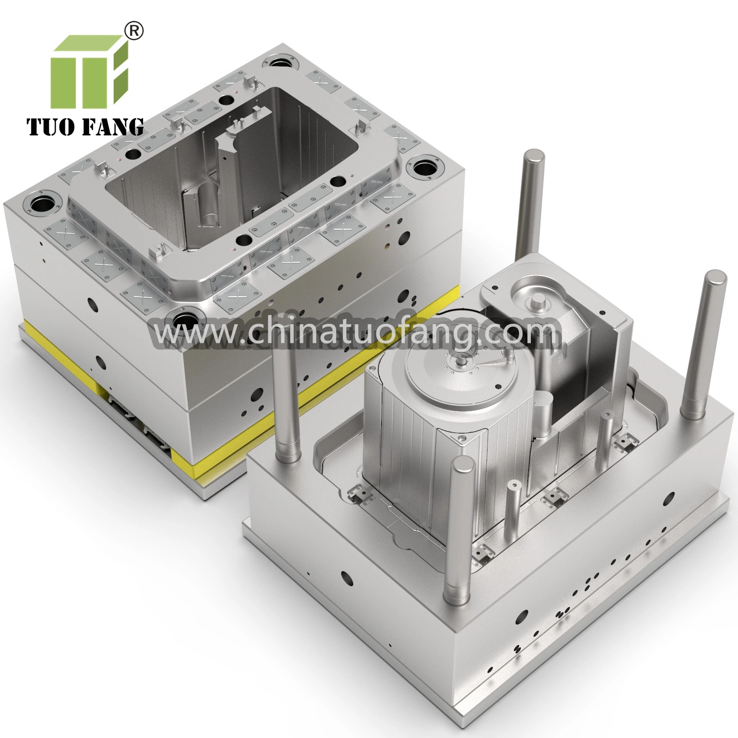 Molde de Injeção de Plástico para Tampa de Máquina de Lavar Molde de Plástico para Automóvel Molde de Eletrodoméstico