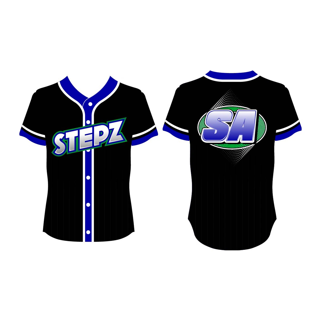 Wholesale/Supplier Custom Striped Baseball Jersey Sublimation Print OEM Design Your Own Softball Jersey