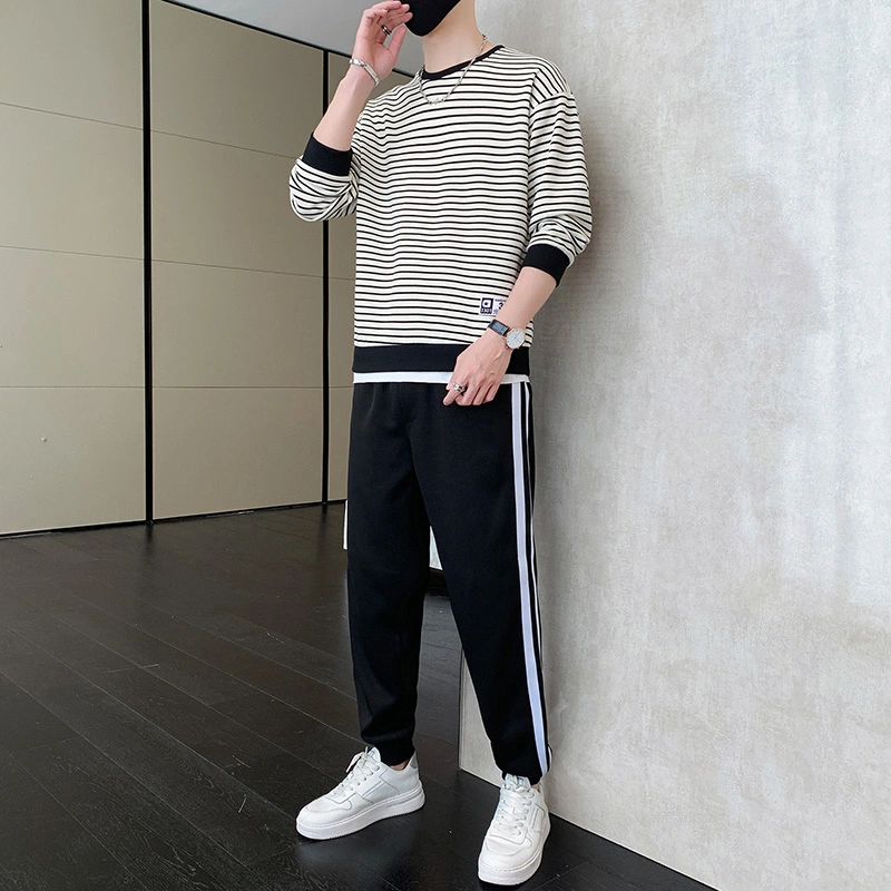 Free Sample New Spring and Autumn Sportswear Men&prime; S Casual Trousers Suit