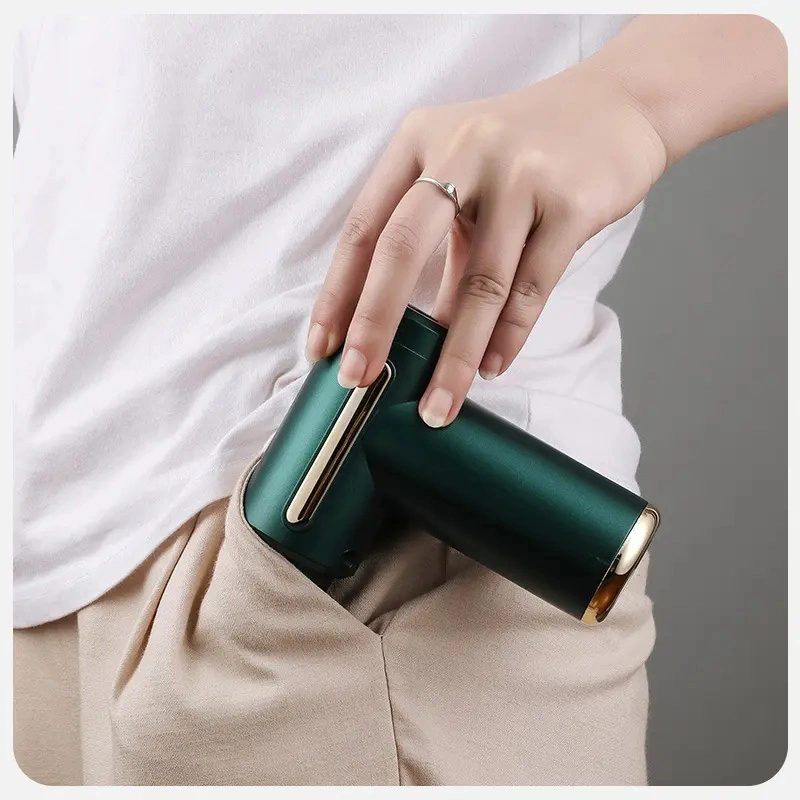 Schnurlose Professionelle Muskelfascia Amazon 4 Köpfe Hand Mini Gun Massagegerät Dropshipping mit LCD-Bildschirm