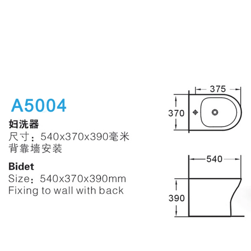 New Design Ceramic Personal Toilet Bidet