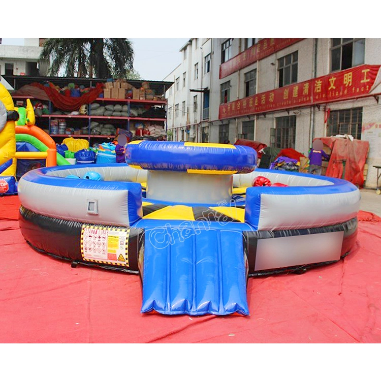 Juego de julios inflables Gladiator Joosting Inflatable Joosting Arena Juegos deportivos