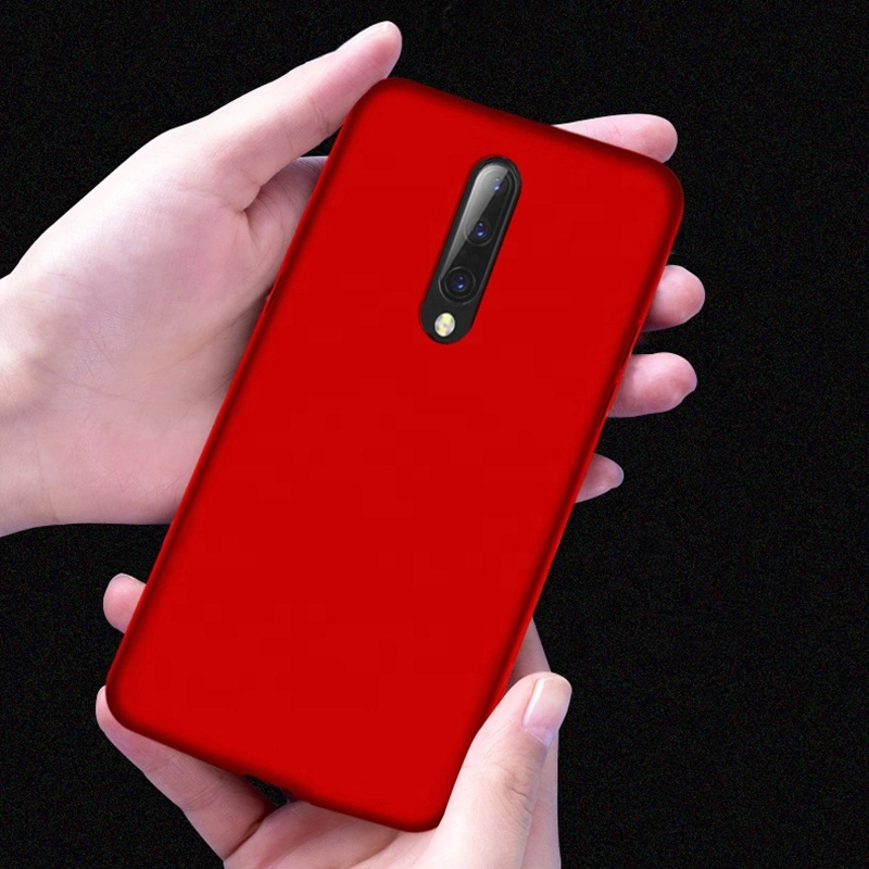 Original en color caramelo silicona líquida para Oneplus Teléfono 7 PRO Custom Tapa de accesorios para teléfonos móviles