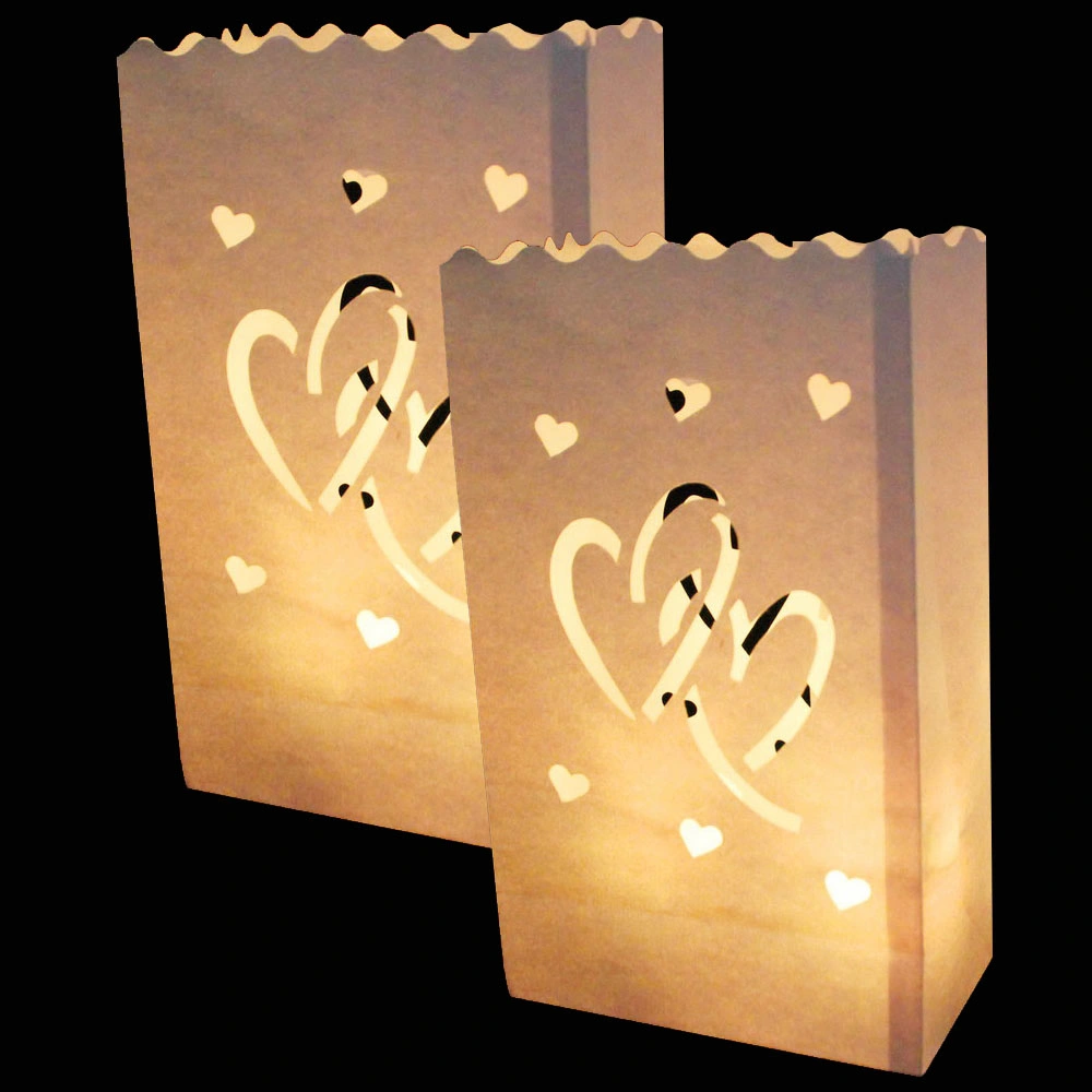 Sac de papier Luminary chinois bougie lanterne souhaite Sac en papier de mariage