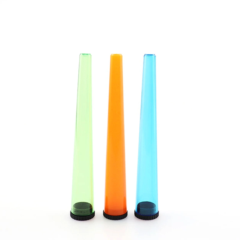 115mm King Size Cone Holder Air Tight Portable Hard Plastic Tube Rolling Cig Joint Tube Transparent Daily Necessities