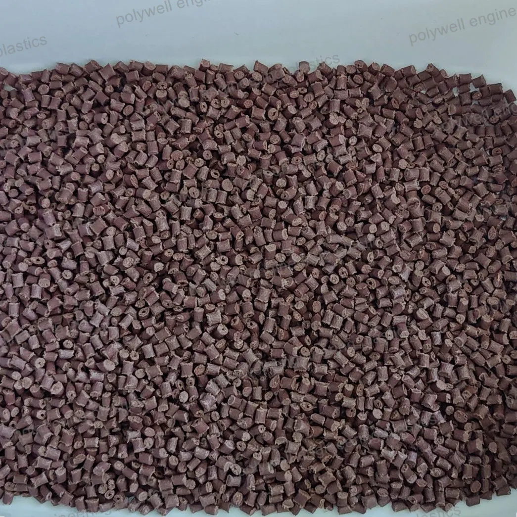 Black Pellets Plastic Material Nylon PA66 GF25 Granules for Broken Bridge Aluminum Profile