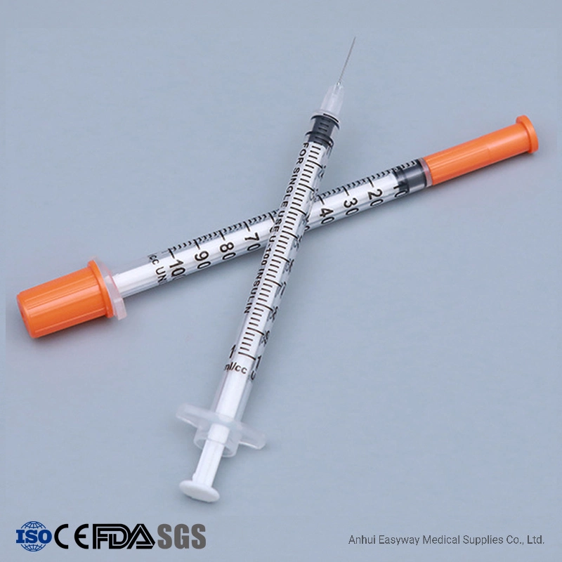 Insulin Syringe with Various Size U100 U50 U40 U30