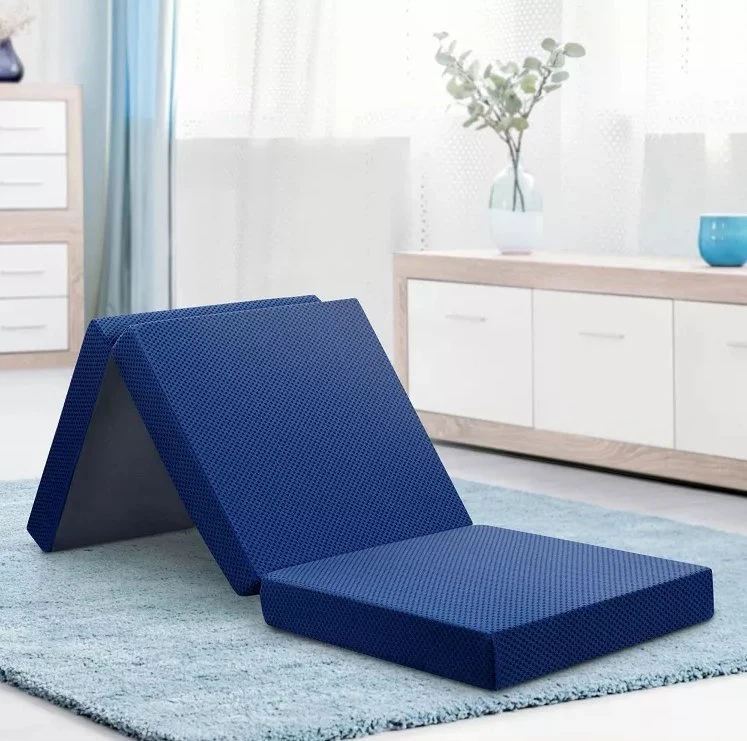 فراش Futon اليابانية High Density Memory Fold ذو حجم مخصص ثلاثي الطي