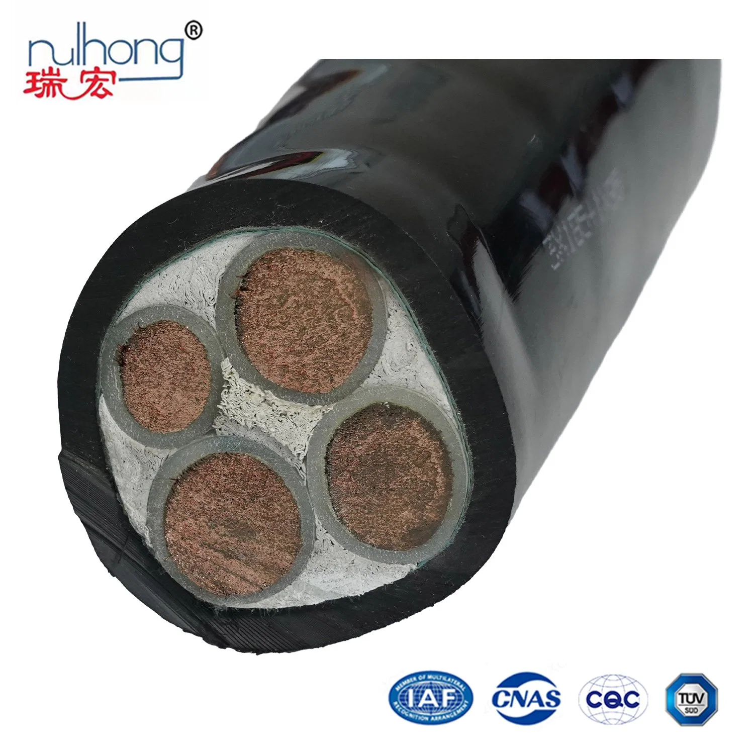 Copper Core XLPE Insulated Steel Strip Armored Halogen-Free Low Smoke Flame-Retardant Power Cable Power Wire for Underground