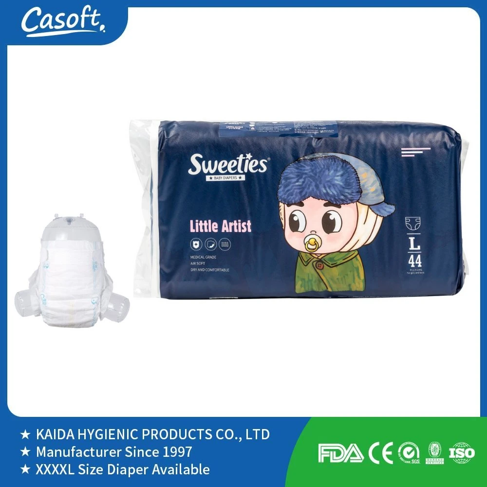 China Manufacturer Good Quality Ultra Thin Premium Older Kids Baby Nappies Super-Dry Disposable Baby Pampering Diapers Available Baby Goods Supplier