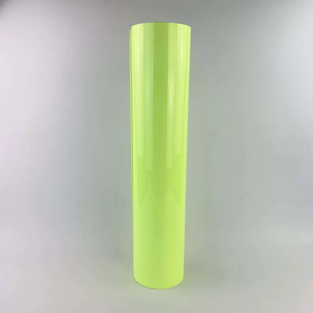 0.5*25m Heat Transfer Vinyl /Film PVC for Clothes Printing Cdp-18 Neon Yellow