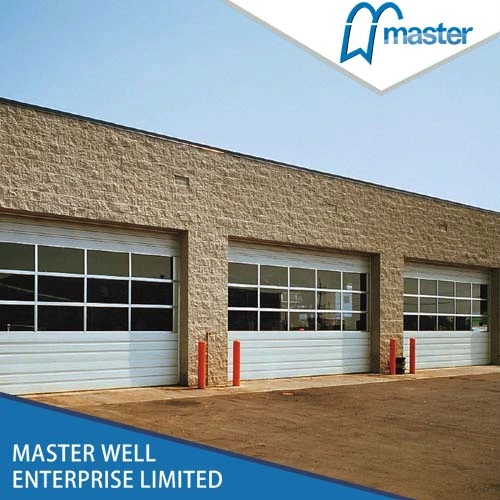 Modern Used Upward Sliding Lift Industrial Sectional Security Hinge Rolling Workshop Garage Door