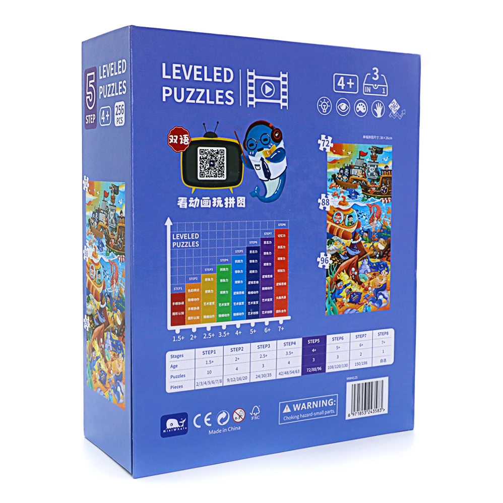 Fabrik OEM Design Vollfarbdruck 89 Stück Jigsaw Educational Puzzles Zum Lernen Von Spielzeug