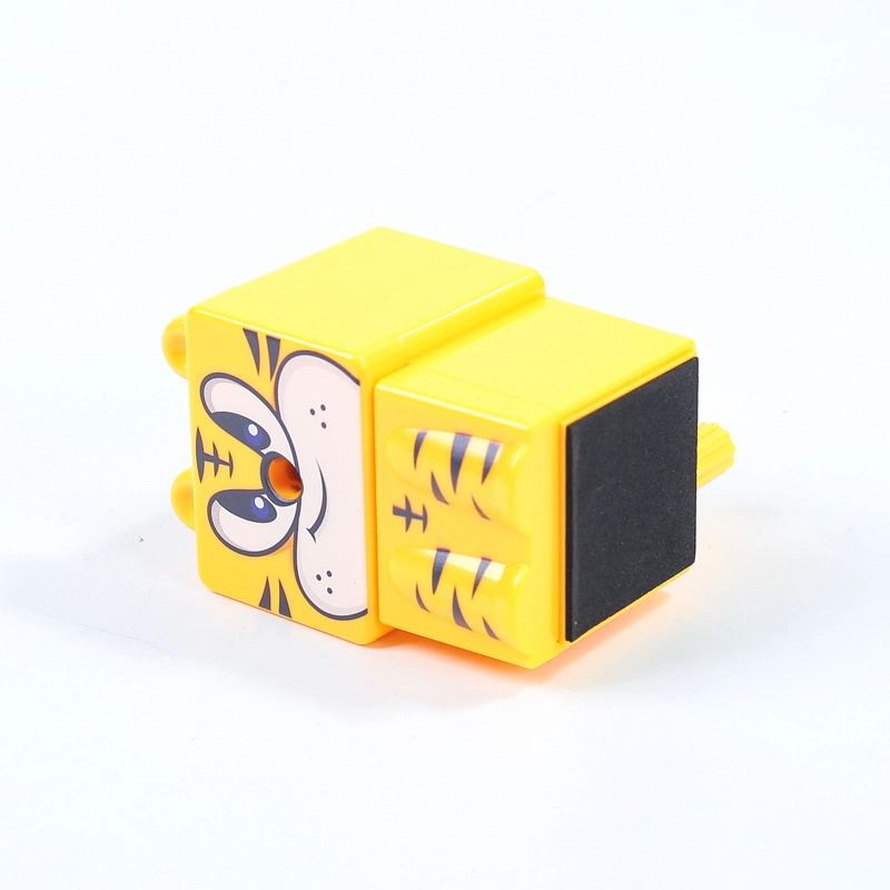 Estudiante de Cartoon con forma de tigre Sharpener pluma creativa