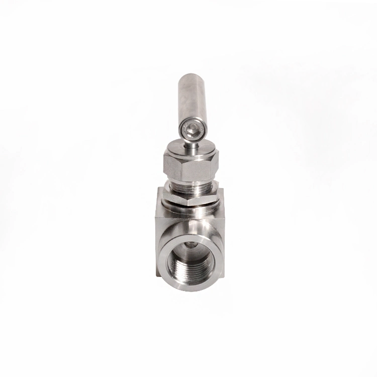 Stainless Steel SS316 1 1/4 NPT or BSPT Female Thread Integral Forged Needle Valve 6000psi