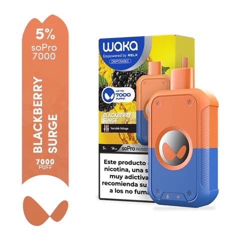 Waka Sopro original PA 7000 inhalaciones de Vapor Cigarrillo Electrónico Desechable Mayorista/Proveedor E CARGADOR DE Hookah Vozol Gear Randm Tornado 10000.