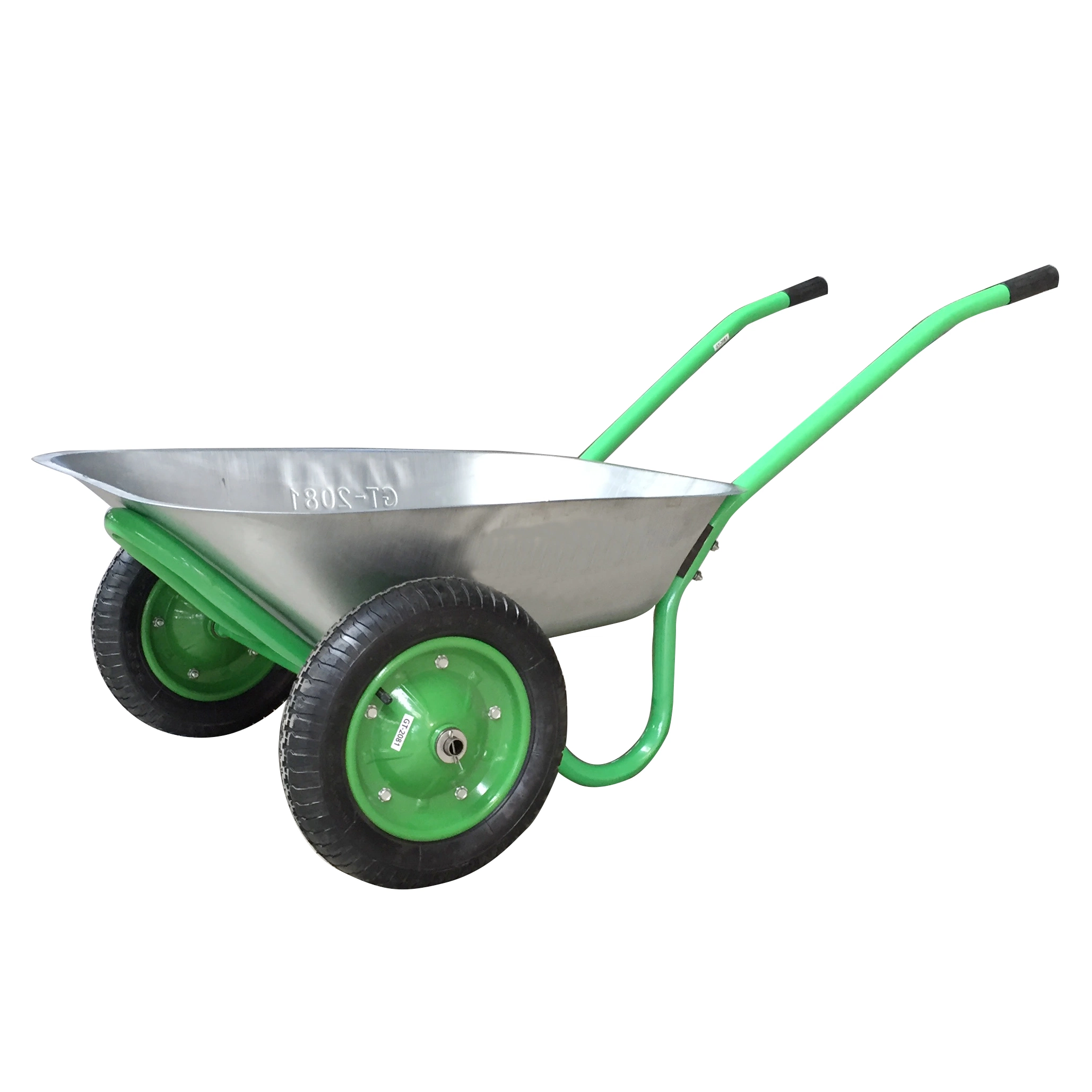 Garden Tools Barrow Trolley Wheelbarrow with Galvanized Tray for Russia Market