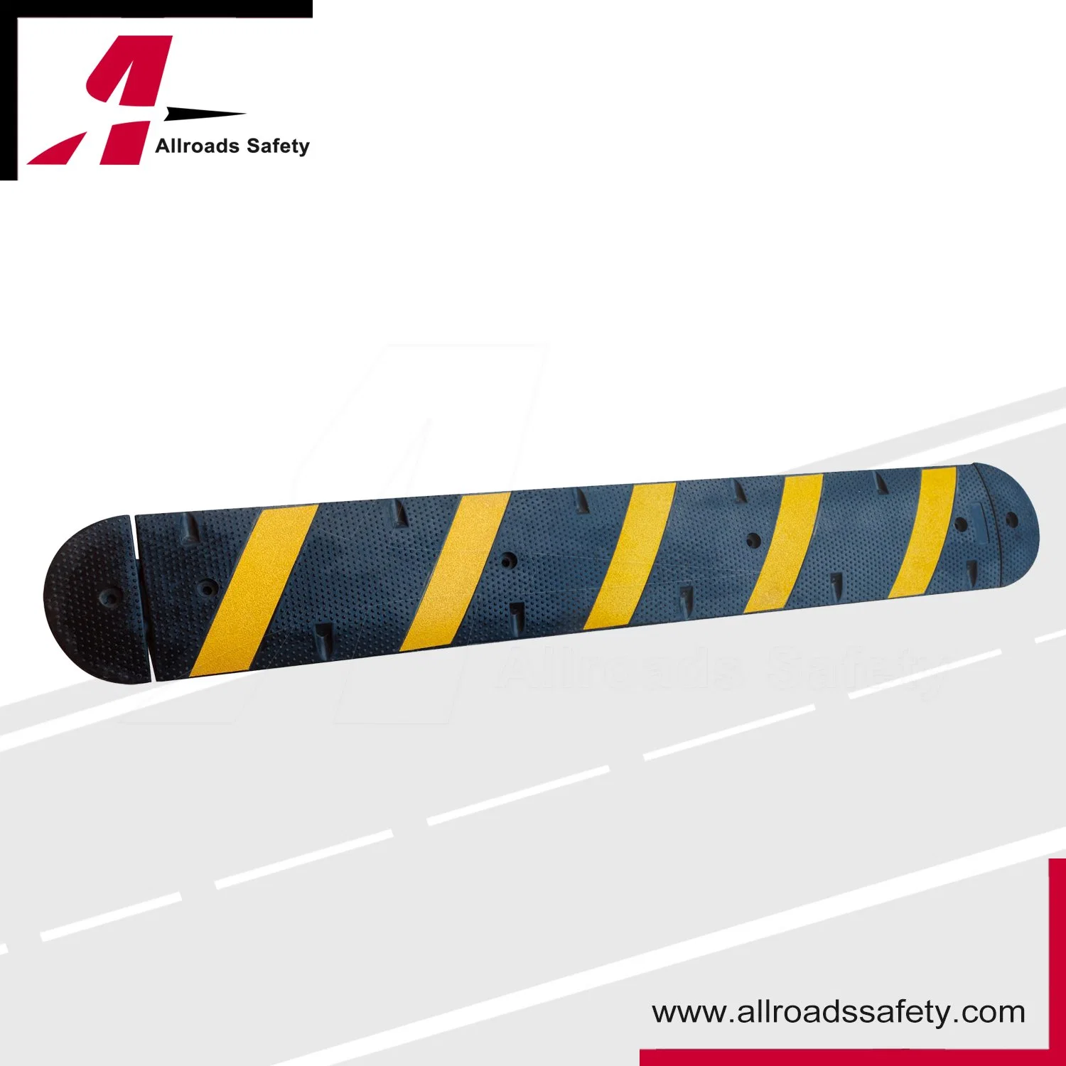 183cm Rubber Road Speed Bump for Cable Protection