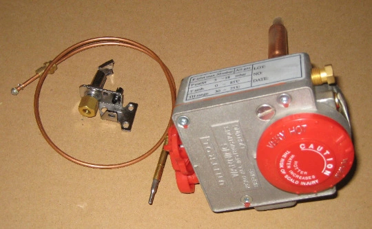 Gasschalter-Thermostat mit Kupferstab für Warmwasserbereiter