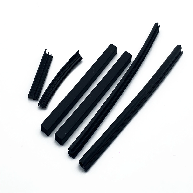 Custom OEM Rubber Extrusion Profile Extruded Molding Silicone PVC Rubber Seals Strips Profile Products