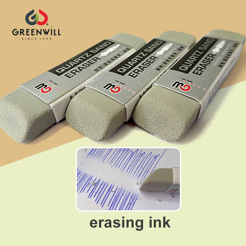 Promotion School and Office Supply Greenwill Stationery Multifunction Antibacterial Foam Eraser Ink & Pencil Eraser (GW023)