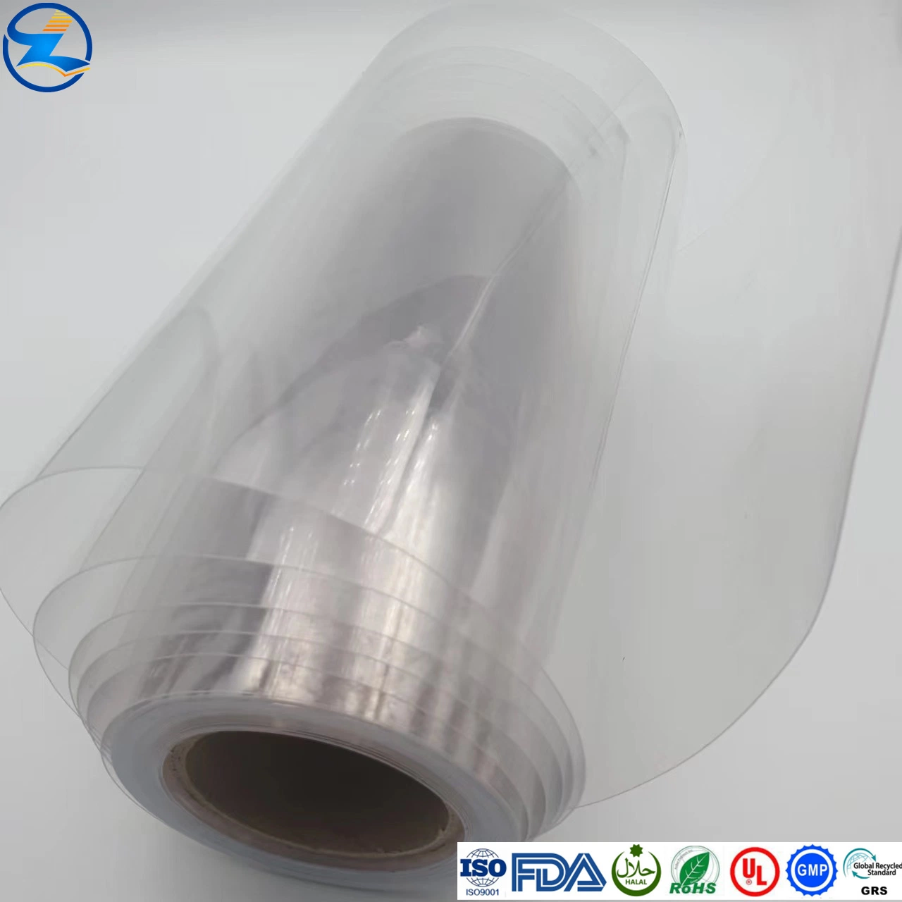 O PVC transparente natural Thermofoming rígidas e Filmes Heat-Sealing matérias-primas