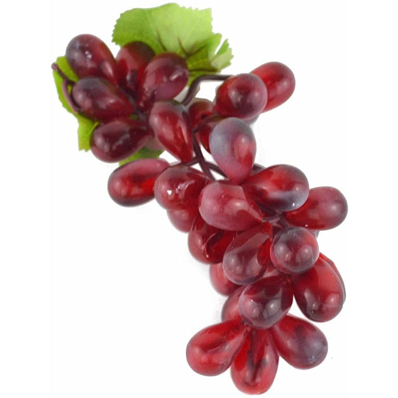 4PCS Colorful Artificial Grapes Decorative Fake Grapes Artificial Fruits Table Decoration Fruits Hanging Ornaments