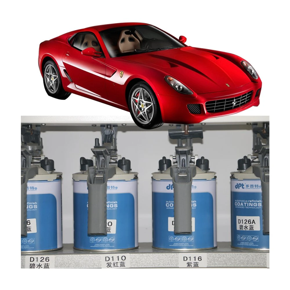 High Performance Auto Refinish Color Automotive Spray Metallic Paint