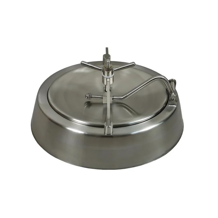 Sanitary Stainless Steel SS304 Tank Food Grade Oval Manhole Cover