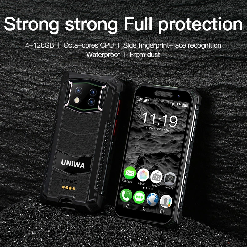 Soyes S10 Max 3.5 Inch Face ID Unlock Android 13 Rugged Smartphone