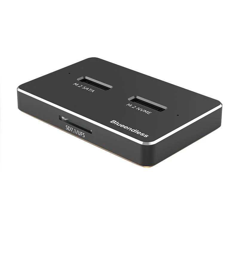 USB 3,1 Gen 2 Aluminium M. 2 Clone SATA NVMe SSD Gehäuse Docking Station