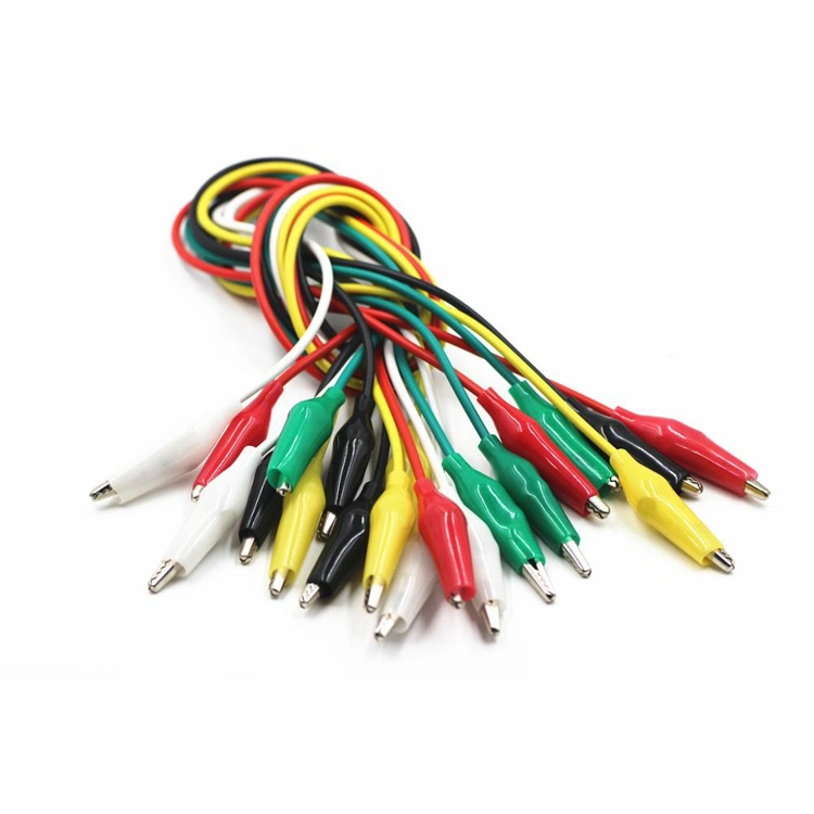 Brand New Alligator Clips Electrical DIY Test Leads Alligator Double-Ended Crocodile Jumper Wire