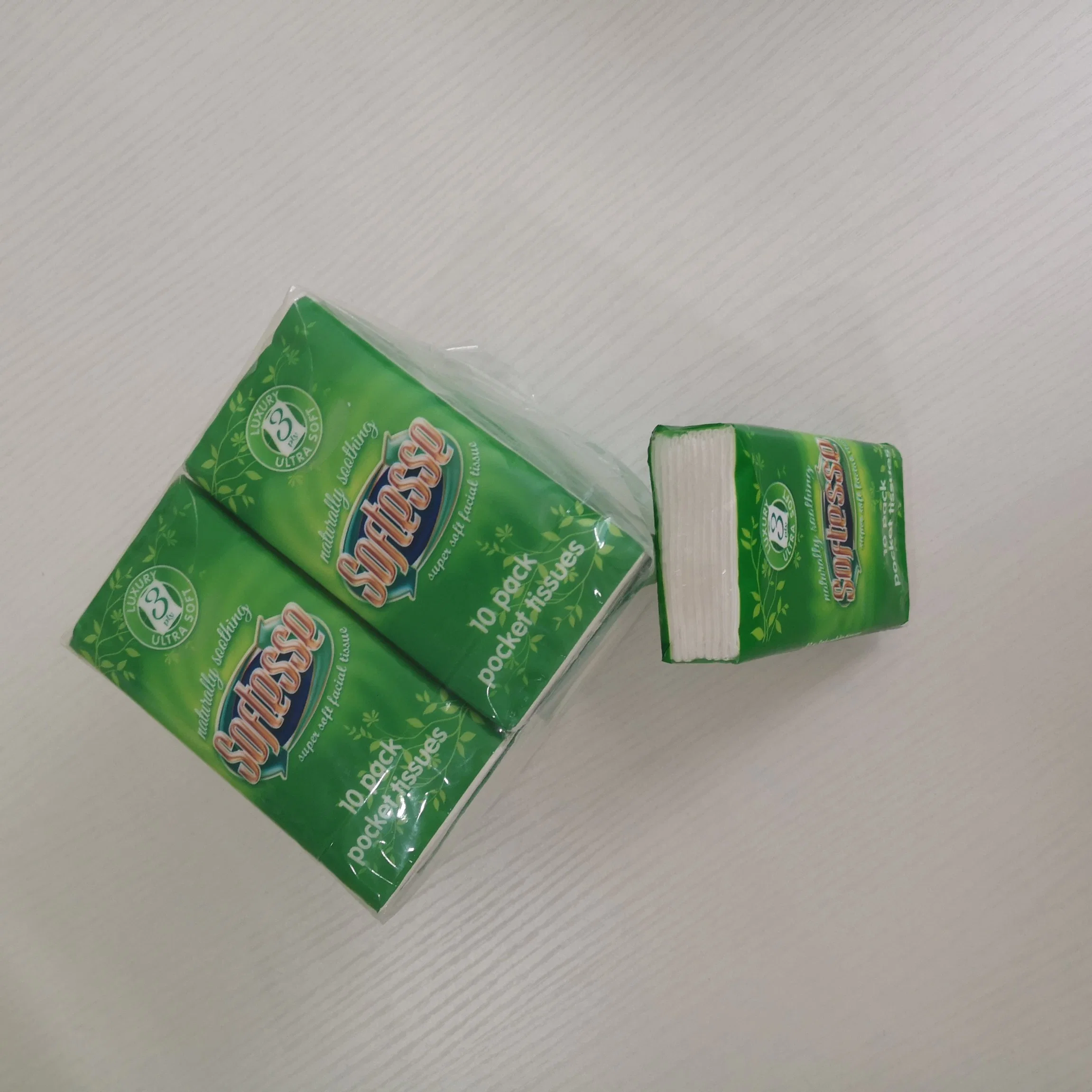 Easy of Use Sanitary Ultra Soft Handkerchief Facial Pocket Tissue