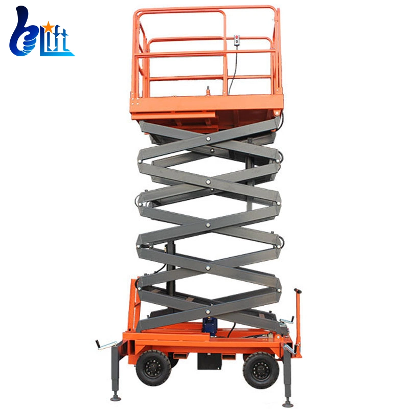 Hydraulic Greenhouse Scissor Lift Mini Order Picker Air Lifting Jack