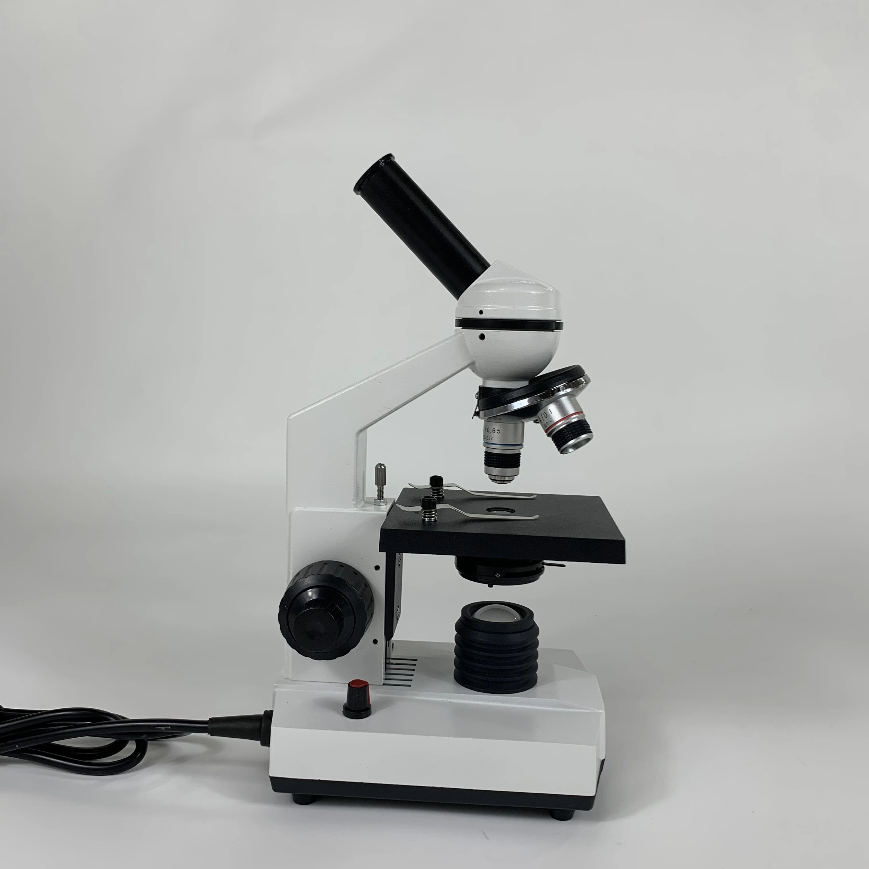 40x-660X microscopio Biológico monocular portátil para estudiantes xsp-102