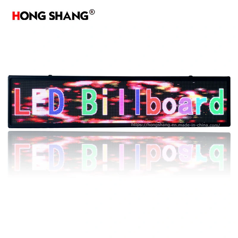 Retail P5 Outdoor LED Signage Rolling Advertising Panel Drives Gas Station Price Board