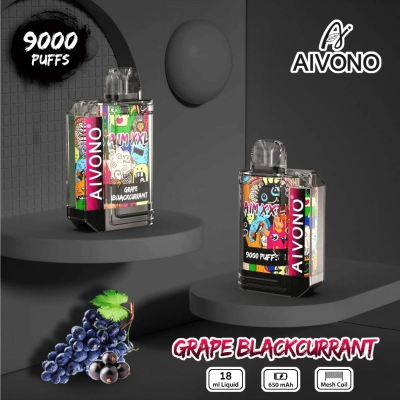 Objectif Aivono XXL 9000 inhalations 18 ml d'E-Liquide Vape jetables Cigarette électronique