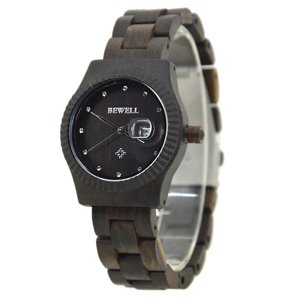 Promoción reloj de pulsera reloj de madera hechos a mano natural para hombres y mujeres