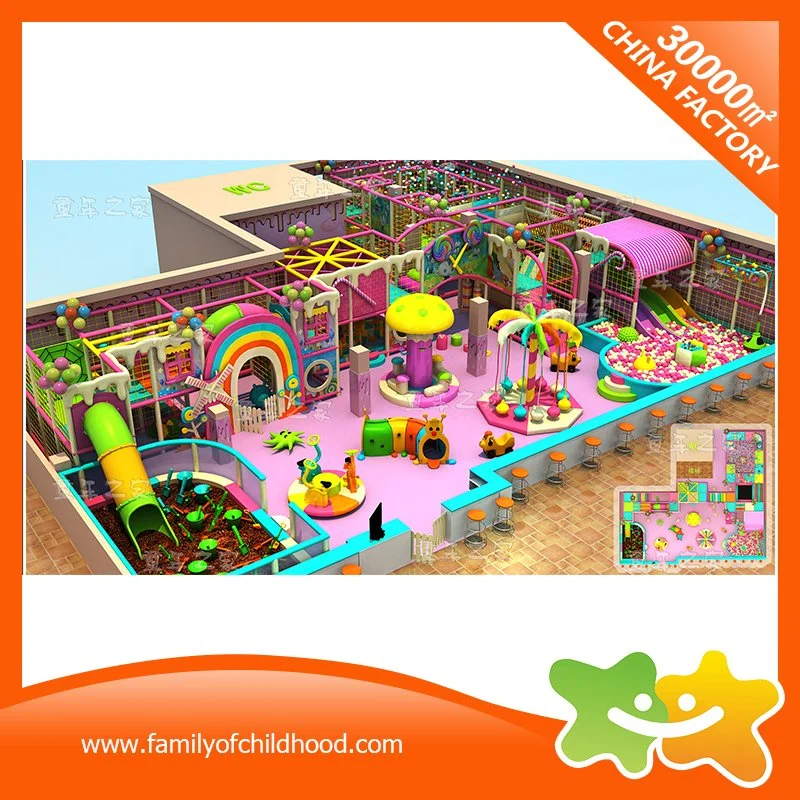 Wholesale/Supplier Candy Theme Little Tikes Indoor Commercial Playground Equipment