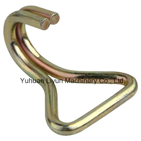 Ratchet Strap Metal Hardware Zinc Plating Double J Hook