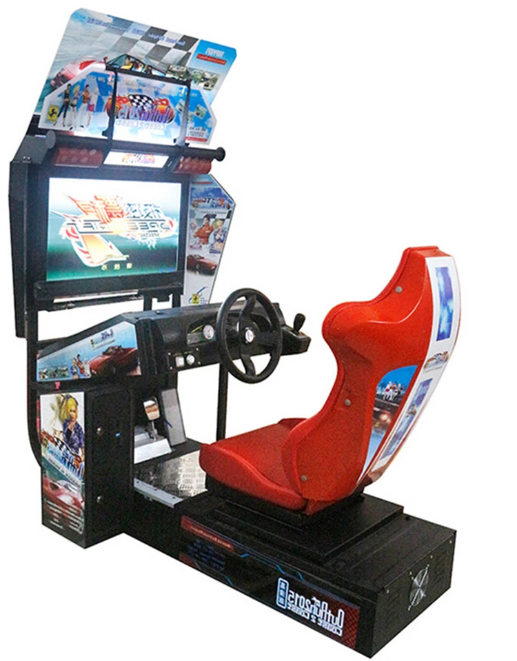 32 Inch Coin Operated Racing Moto Simulator Arcade Game Machine